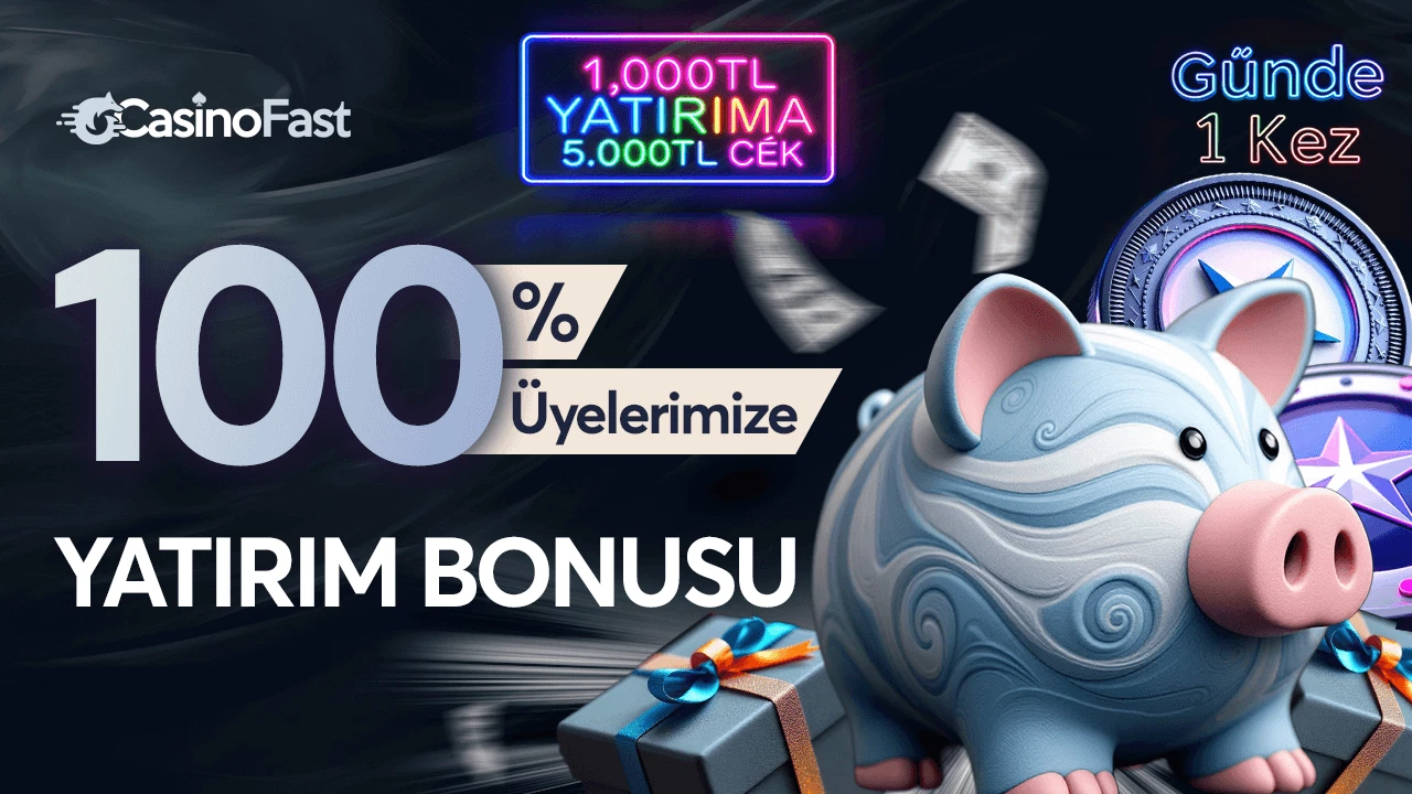 Read more about the article Casinofast’ten %100 Casino Yatırım Bonusu