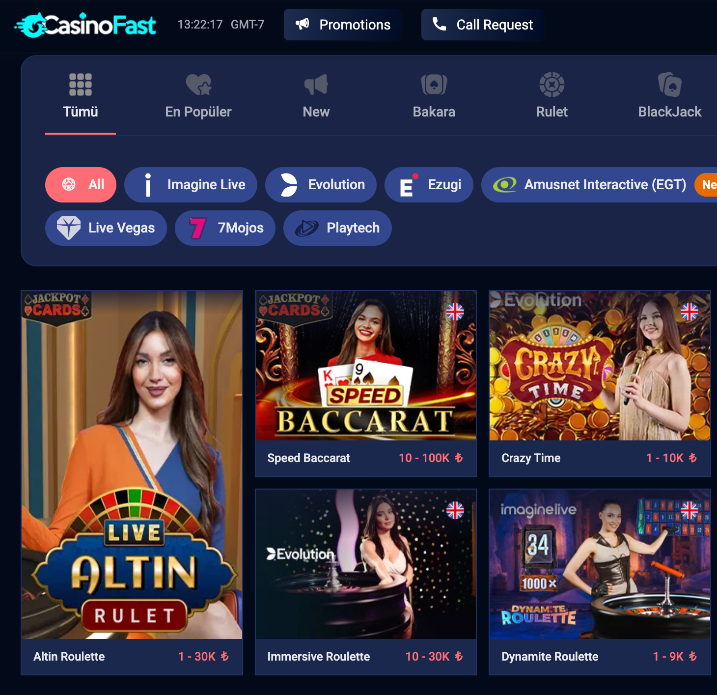 Read more about the article Casinofast Casino Oyunları