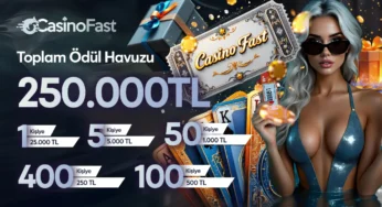 Casinofast’te 250.000TL Ödüllü Bilet Etkinliği